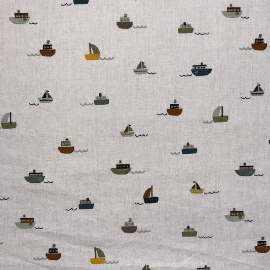 Knisperdoekje bootjes klein (20x20cm)