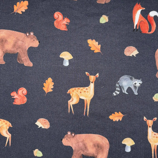 Knisperdoekje bosdieren klein (20x20cm)