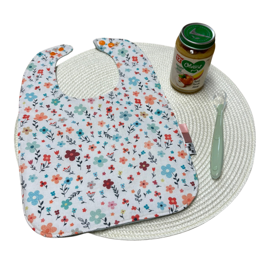 Grote knoeiers mint bloemen slab