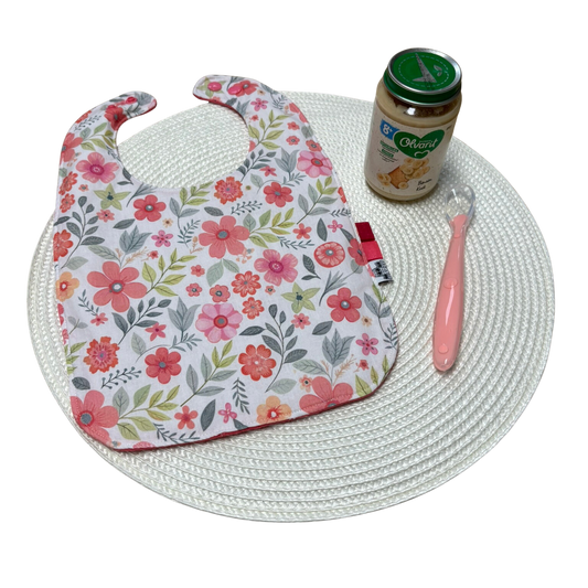 Jonge knoeiers roze bloemen slab